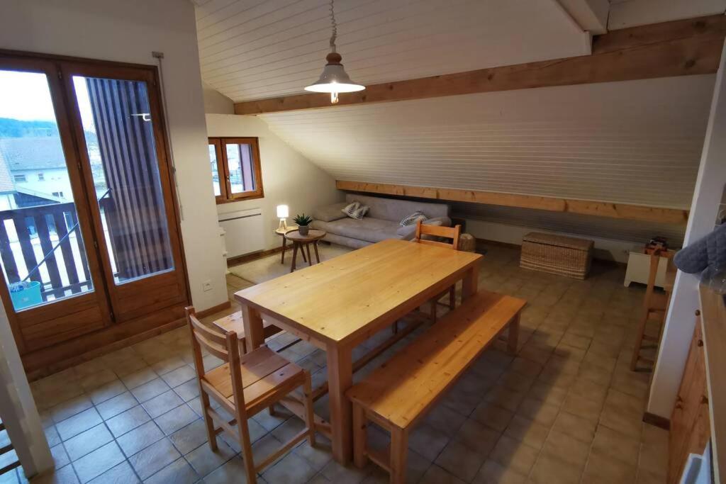 Apartament Ravissant Appart Proche Suisse Et Pistes De Ski Familiales Les Fourgs Zewnętrze zdjęcie